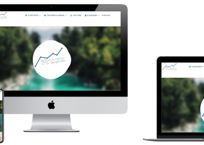 WordPress-Website für 50plus-aktiv an der Bergstraße