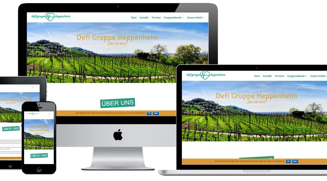 Webseite für Selbsthilfegruppe