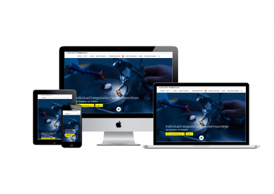 Online-Shop und Website für einen Maschinenhersteller