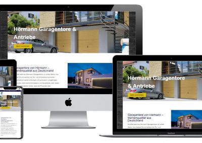 Website, Landing-Page und Produktfinder