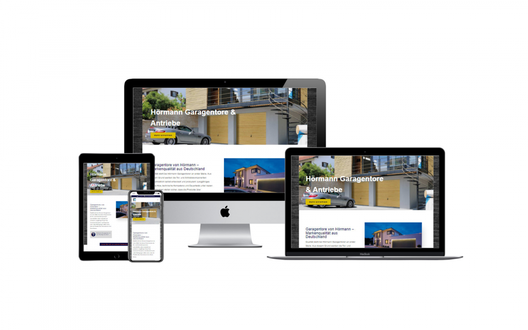 Website, Landing-Page und Produktfinder