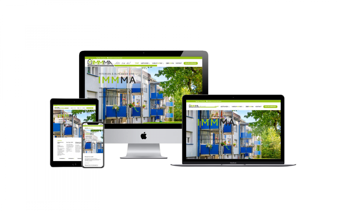 Website für eine Immobilienverwaltung