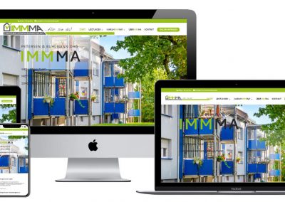 Website für eine Immobilienverwaltung