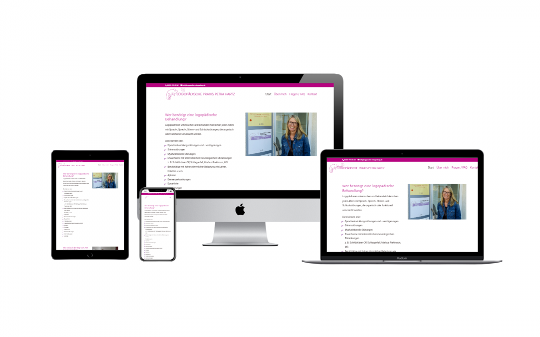 Neue Website für Logopädische Praxis