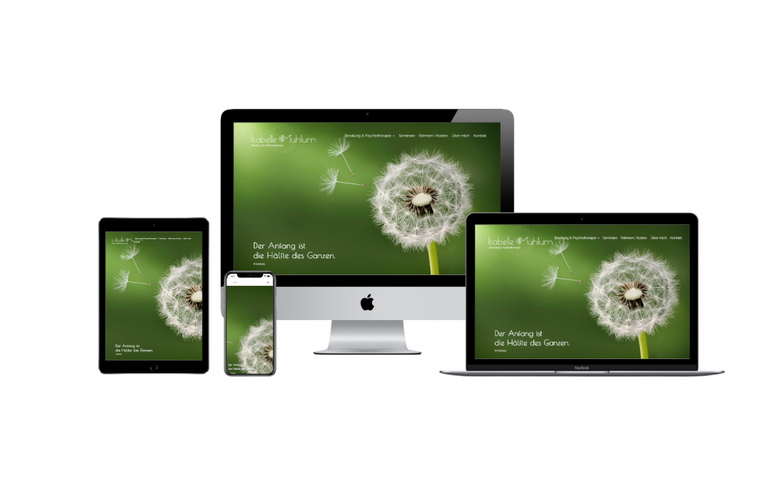 Webseite Beratung und Therapie