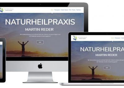 Webseite für Naturheilpraxis