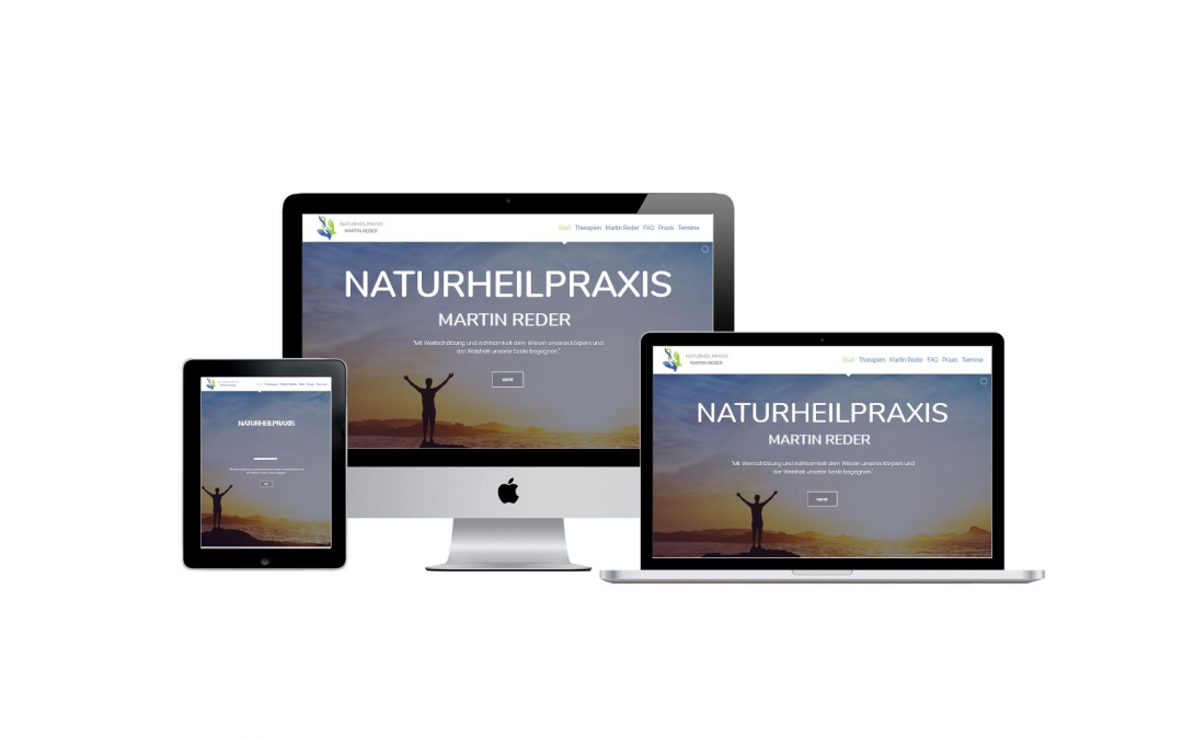 Webseite für Naturheilpraxis
