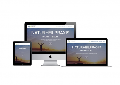 Webseite für Naturheilpraxis