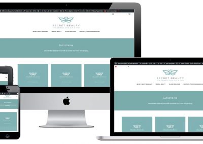 Wiederbelebung der Webseite Secretbeauty-Bensheim.de